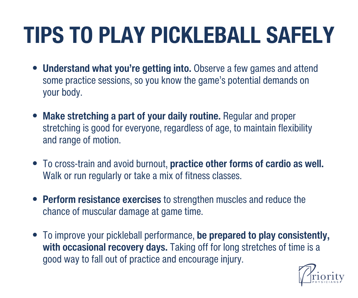 Infographic: Is Pickleball Good Exercise? Yes... If You’re Careful